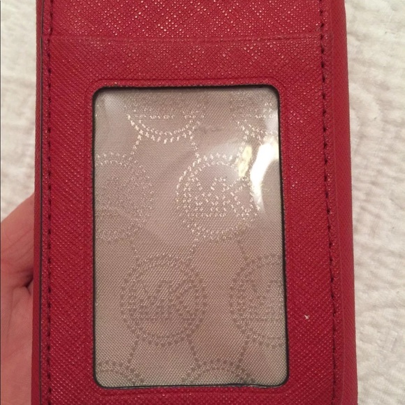 PRICE REDUCED‼️MICHAEL KORS WALLET red jet - Picture 8 of 8